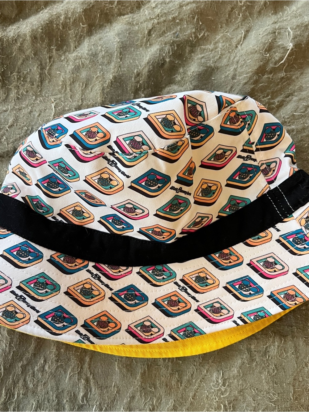 Walt Disney World Souvenir Colorful Summer Unisex Adult Bucket Hat